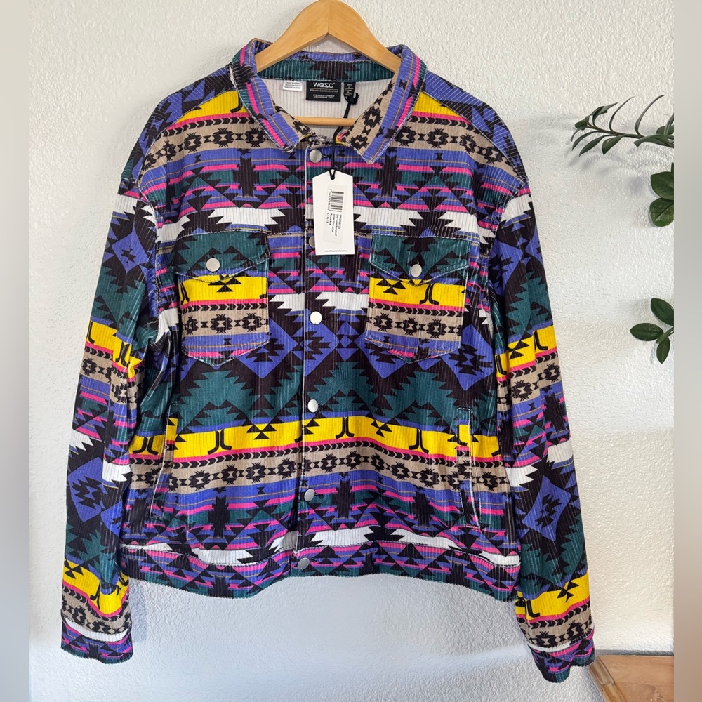 NWT Unisex WESC Corduroy Jacket Trucket Blanket